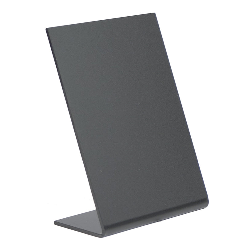 Présentoir de table A7 tableau noir avec support - 5PACK