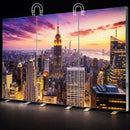 LED Lightbox Banner SEG – Enkelzijdig – Opvouwbaar - Incl. Print