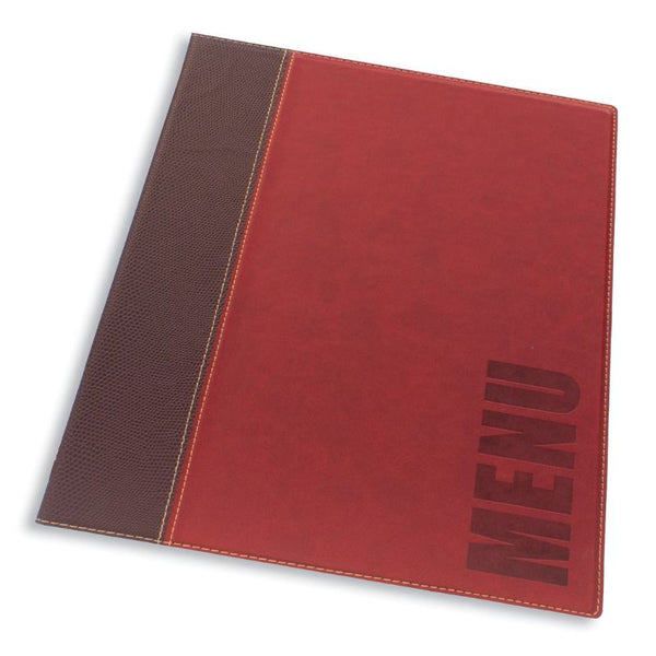 Porte-menu A4 Premium Rouge Bordeaux