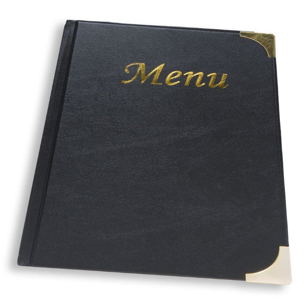 Carte de menu A4 Noire