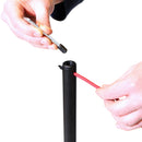 Afzetpaaltje Musea & Galeries 45cm Hoogte Zwart