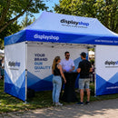Bedrukte Partytent - Full Colour Dakbedrukking