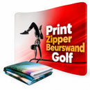 Losse Print Zipper Beurswand Golf