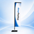 Beachflag Square – Rechte beachflag met dwarsligger