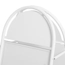 Stoepbord Staal Inklapbaar Wit