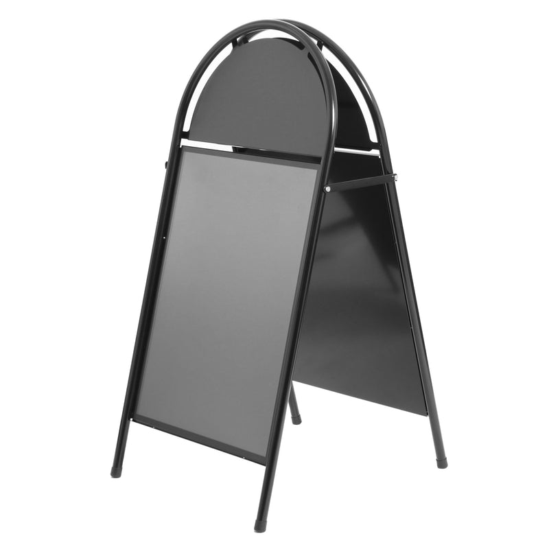 Stop-Trottoir en Acier Pliable Noir