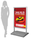 Stoepbord Buiten met Betonvoet