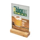  Porte-affiche avec support en T noir