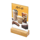  Porte-affiche avec support en T noir