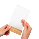  Porte-affiche avec support en T noir