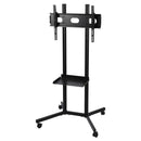Ultra Slim TV Standaard met Wielen 40-49 Inch Zwart
