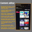 Totem numérique 43 pouces Samsung Display noir