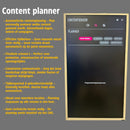 Totem numérique 43 pouces Samsung Display noir