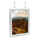 Cadre clic-clac 25 mm double face suspendu