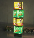 Draaiende LED Cubes met Full Colour Print – Verlichte Reclamezuil