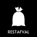 Autocollant Restafval 12x12CM