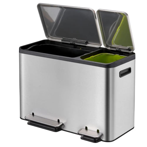 EKO Ecocasa Recycler Dubbele Pedaalemmer 24+12 Liter