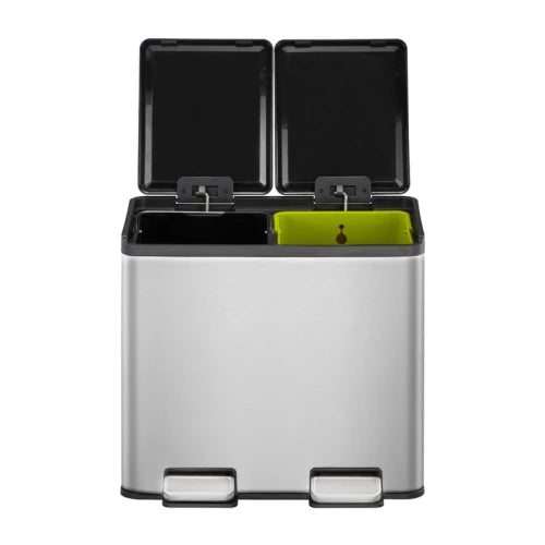 EKO Essential Splitted Recycler Dubbele Pedaalemmer 2 x 10 Liter