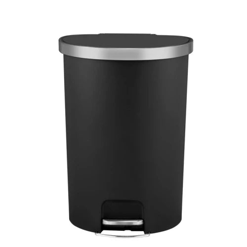 EKO Hana Halfronde Pedaalemmer 55 litres noir