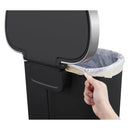 EKO Hana Halfronde Pedaalemmer 55 Liter Zwart