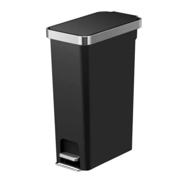 EKO Hana Slim Pédale d'eau 40 litres Noir