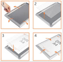 Cadre clic-clac 25 mm double face suspendu