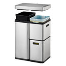 EKO Mirage Plus Prullenbak avec Sensor Recycler 30+15+15 Litre