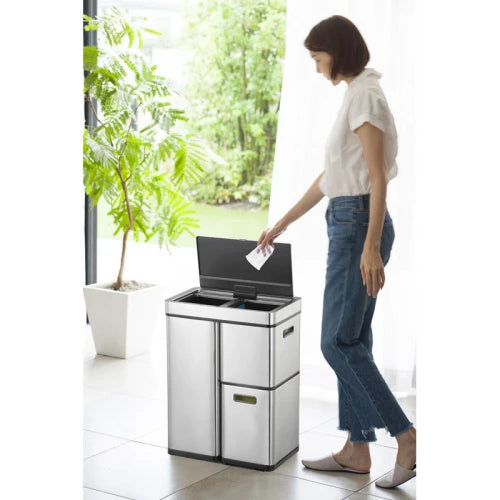 EKO Mirage Plus Prullenbak met Sensor Recycler 30+15+15 Liter