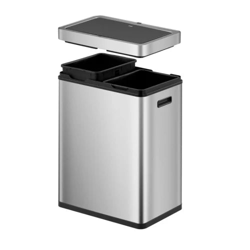 EKO Mirage Plus Prullenbak met Sensor Duo Recycler 2 x 30 Liter