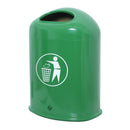 Metalen Buitenafvalbak 45 Liter Groen