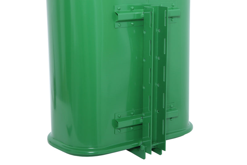 Metalen Buitenafvalbak 45 Liter Groen