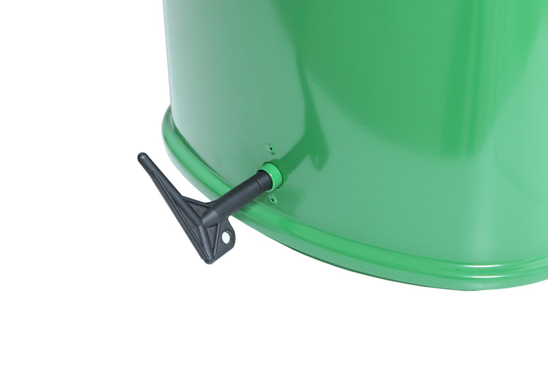 Metalen Buitenafvalbak 45 Liter Groen