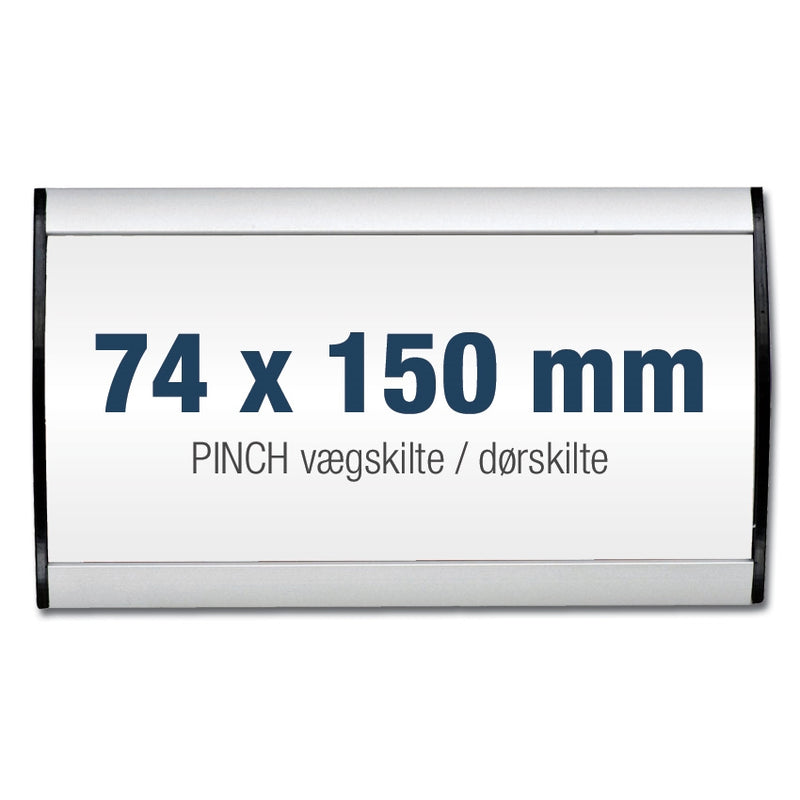 Plaque de nom bureau | Plaque murale et de porte | Autocollante | Pinch