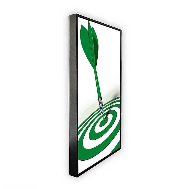 Poster frame ‘‘ Modern digital line‘‘ Zwart 43inch - Displayshop.nl