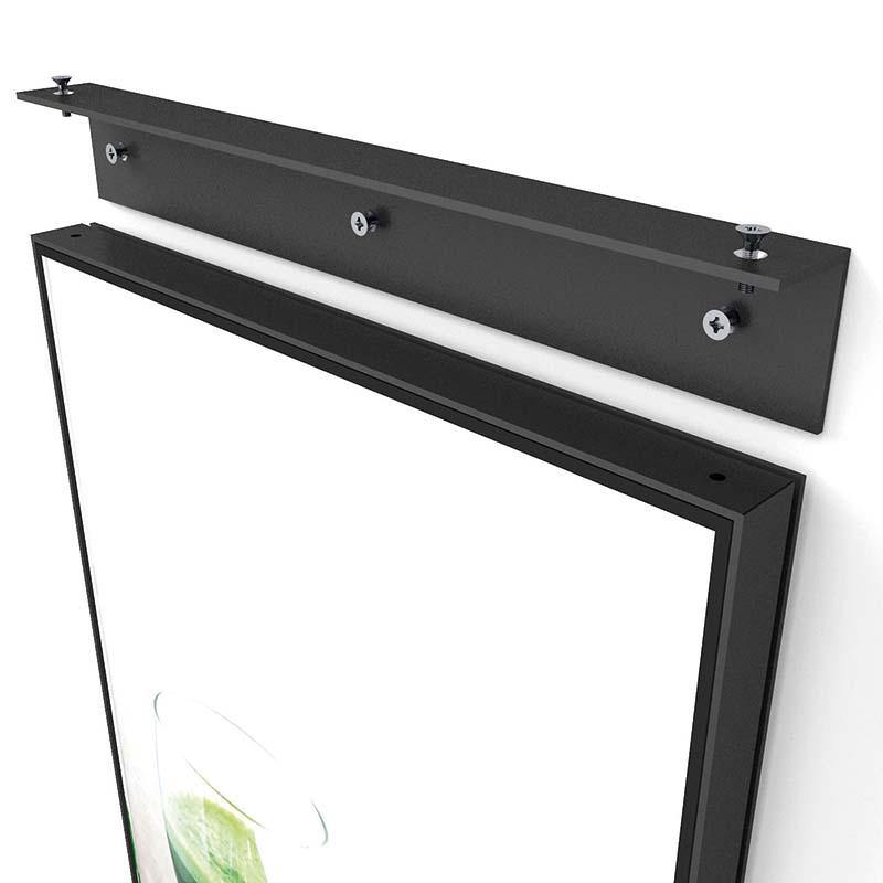 Poster frame ‘‘ Modern digital line‘‘ Wit 43inch - Displayshop.nl