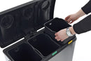 EKO Rejoice Recycling Pédaalemmer 3 x 12 litres
