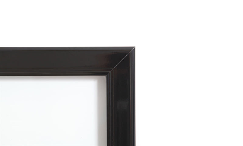Menukast Buiten Magnetisch 4xA4 Zwart