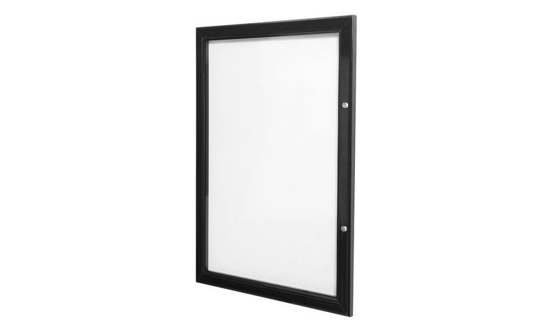 Menukast Buiten Magnetisch 4xA4 Zwart