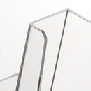 Porte-Brochures en acrylique à 3 compartiments pour table et comptoir