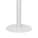 Poteau de Séparation avec Bandes Rétractables 300 cm Blanc