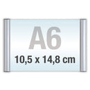 Plaque de porte bureau | Plaque de porte | Plaque murale avec profil à clip