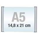 Plaque de porte bureau | Plaque de porte | Plaque murale avec profil à clip