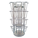 Présentoir à Brochures en rotation A6 pour table et comptoir - 24 compartiments