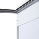 Vitrine à menu extérieure magnétique avec logo 4xA4