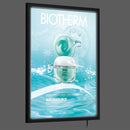 Cadre clic-clac LED 35 mm Étanche Noir