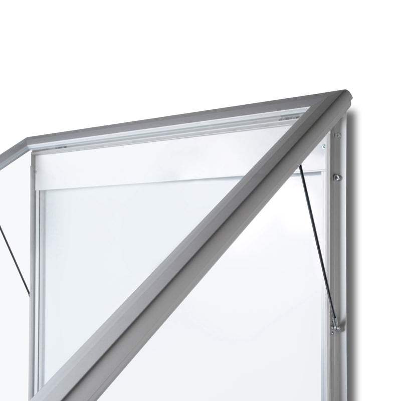 Vitrine Premium avec tableau blanc LED intégré 4xA4