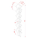 Porte-Brochures Mural 1/3 A4 - 6x