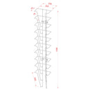 Porte-Brochures Mural A4 - 10x