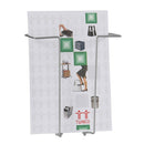 Porte-brochures mural A4 - 1x