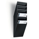 Porte-Brochures Mural A4 Noir - 6x
